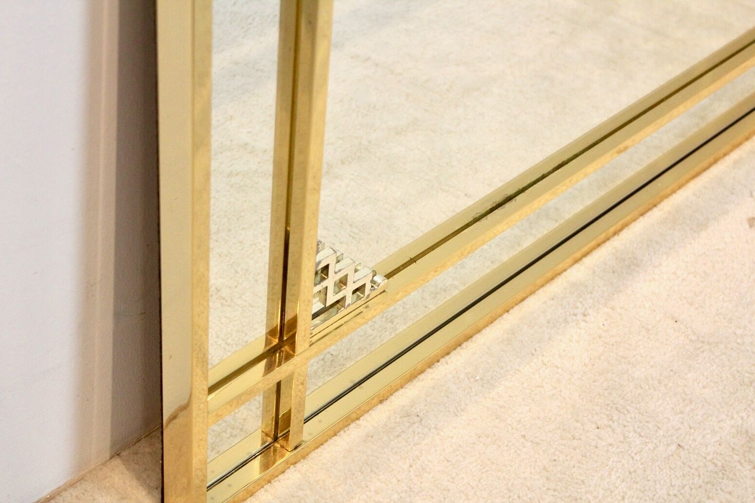 Graphic mirror by Belgochrom 105x80cm