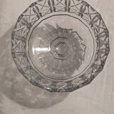 Cut glass bowl, crystal cut type