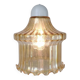 Venini Vintage Murano Glass Amber Pendant Light