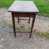 Small pine table, 1 drawer