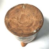 Pot right Jaspe earth varnished pitcher Savoyard popular art