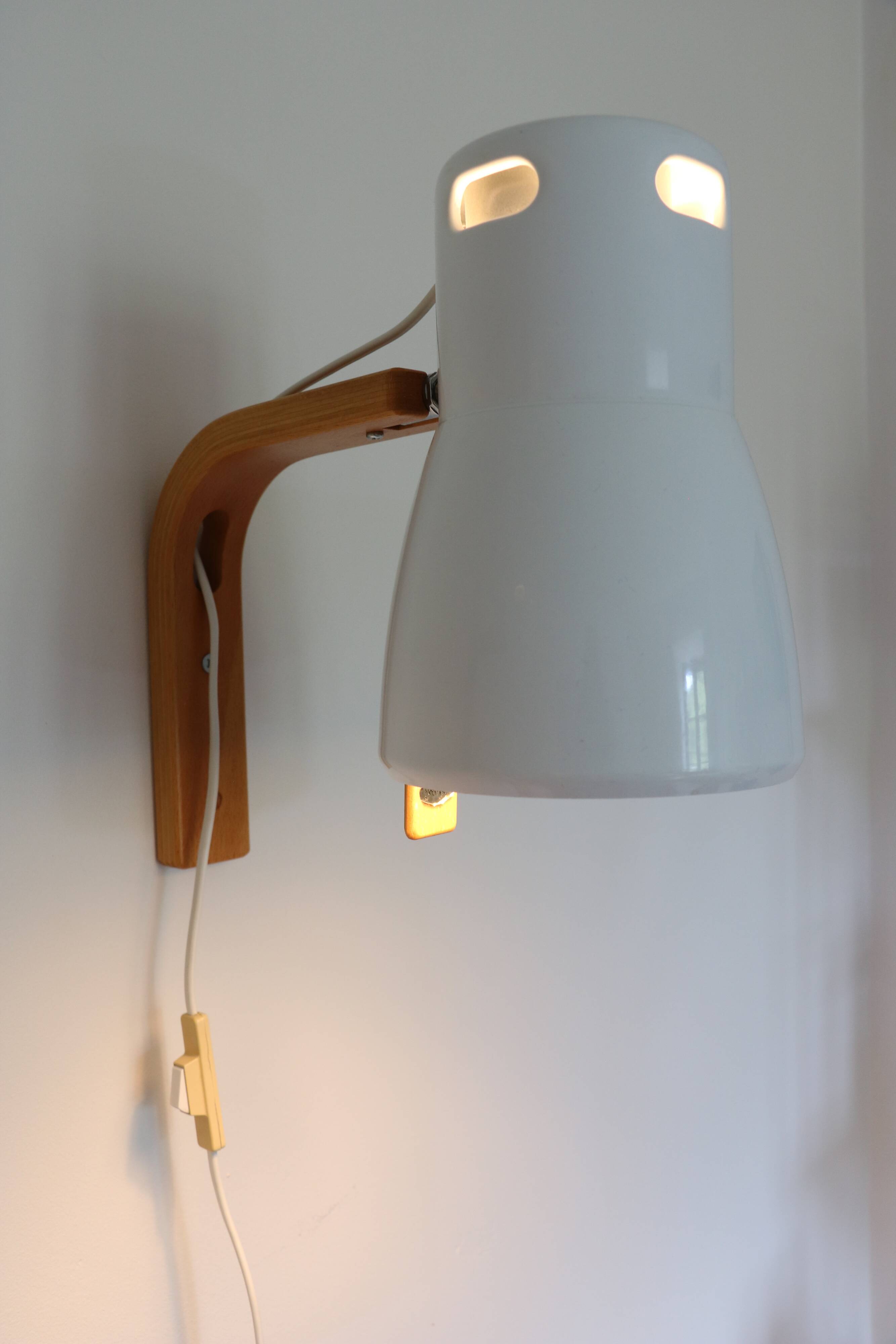 Pair of wall lights by Hans-Agne Jakosson for AB Markaryd, 1970