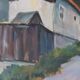 « Scène de village » par Alvar Johansson