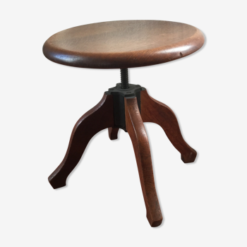 Oak stool in the 50