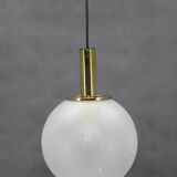 1970s Pendant Glass Light by Targetti , Italy