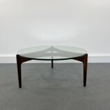 Rosewood coffee table by Sven Ellekaer for Christian Linneberg Mobelfabrik, 1960s