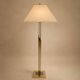 Large brass Hollywood Regency floor lamp, 1970s