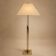 Large brass Hollywood Regency floor lamp, 1970s