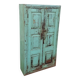 Old wooden cabinet with beautiful green patina