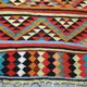 Old turkish narrow kilim runner 320x85 cm