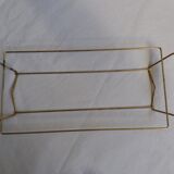 Aperitif serving tray with 3 glass ramekins