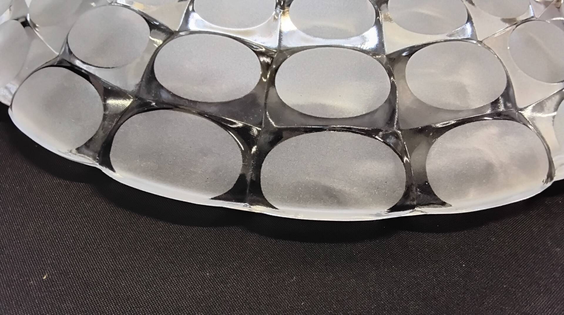 Glass ceiling light Peill & Putzler 1970s