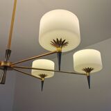 Chandelier 1950 modernist design arlus lunel