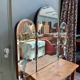 Miroir triptyque Art Déco lumineux