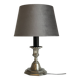 Lamp vintage steel and velvet candle holder