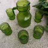 Vintage 60s Orange Service