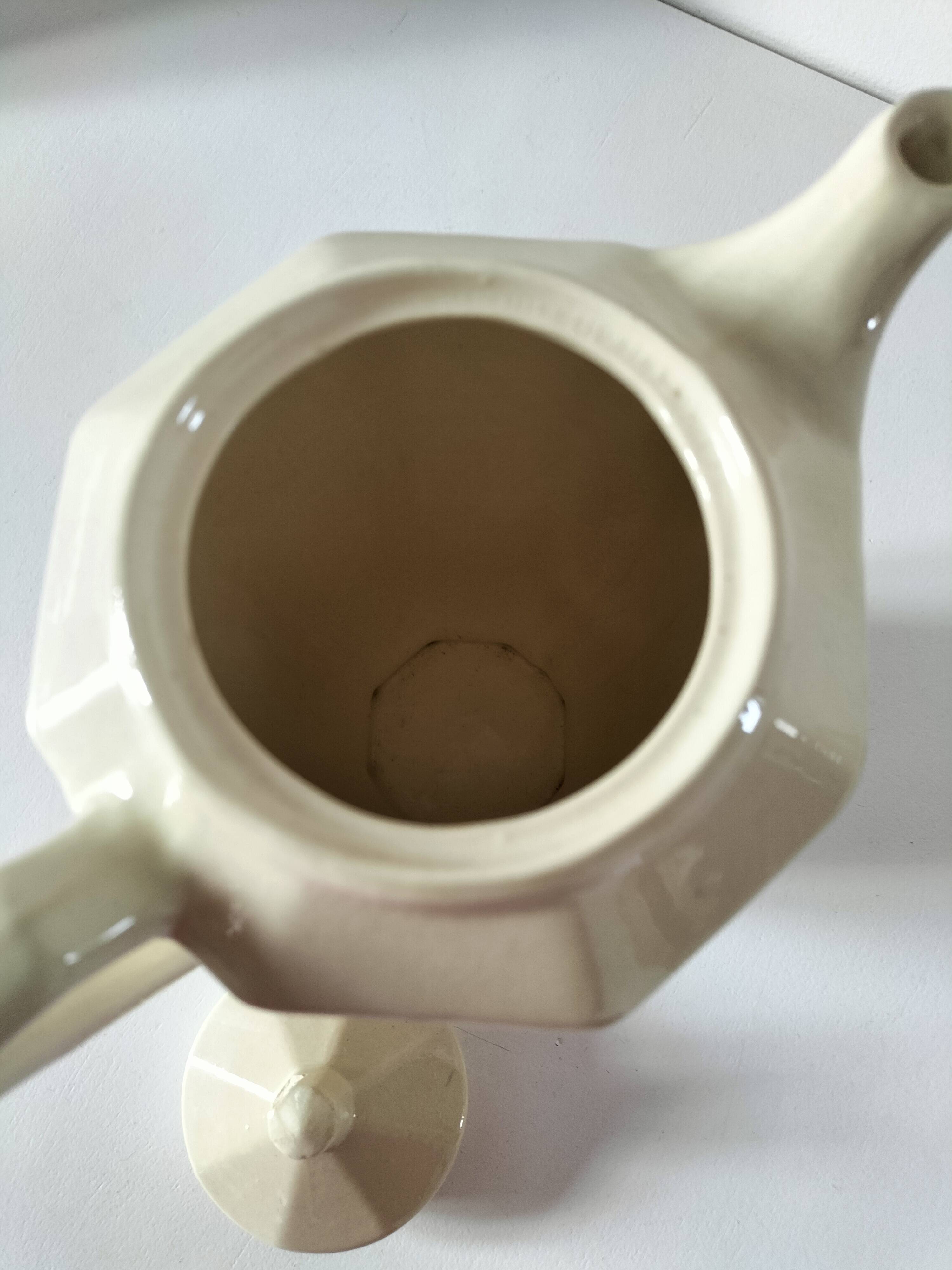 Jug Digoin Sarreguemines model 9225 – stylised floral decoration