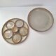 Vintage stoneware serving dish from the 1970s.