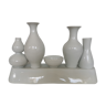Set of 5 ceramic vases