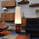 Vintage German ceramic floor lamp from Scheurich, 1970s