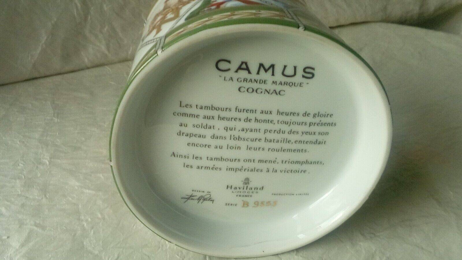 Napoleon cognac porcelain bottle camus haviland limoges empir style