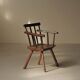 Fauteuil en bois massif, art populaire, Royaume-Uni , XIXᵉ siècle