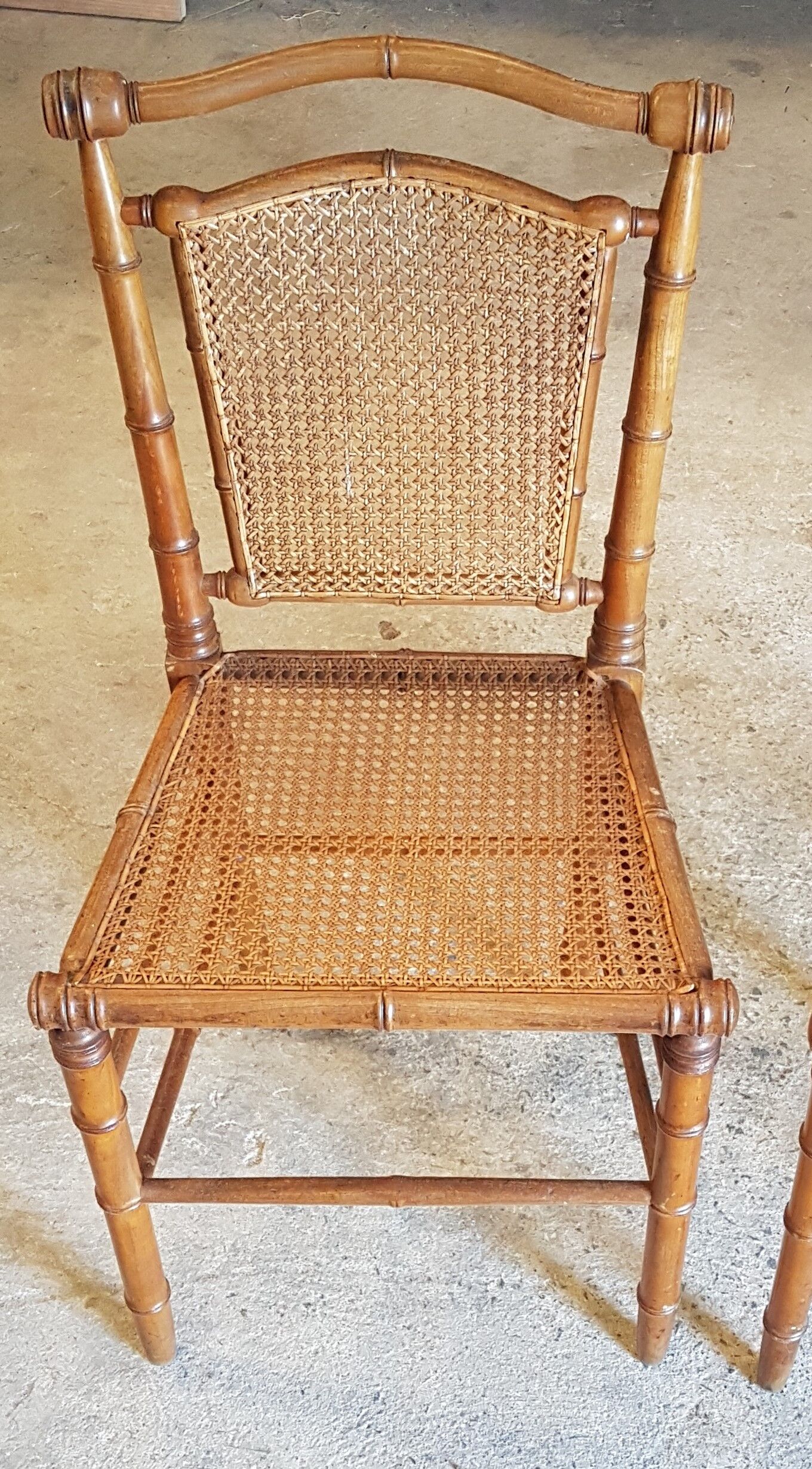 Style bamboo chairs
