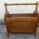 porte revue  bois et cannage, vintage