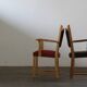 Vintage Pair of Danish Brutalist Armchairs, Henning Kjærnulf Style, 1960s