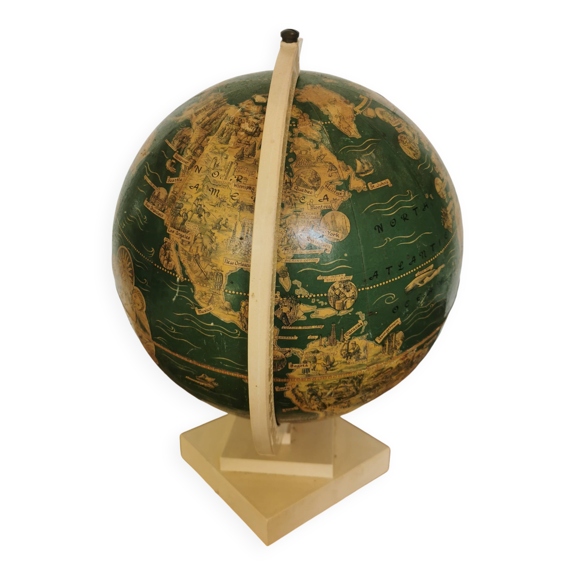 World map, Philip's Pictorial Globe