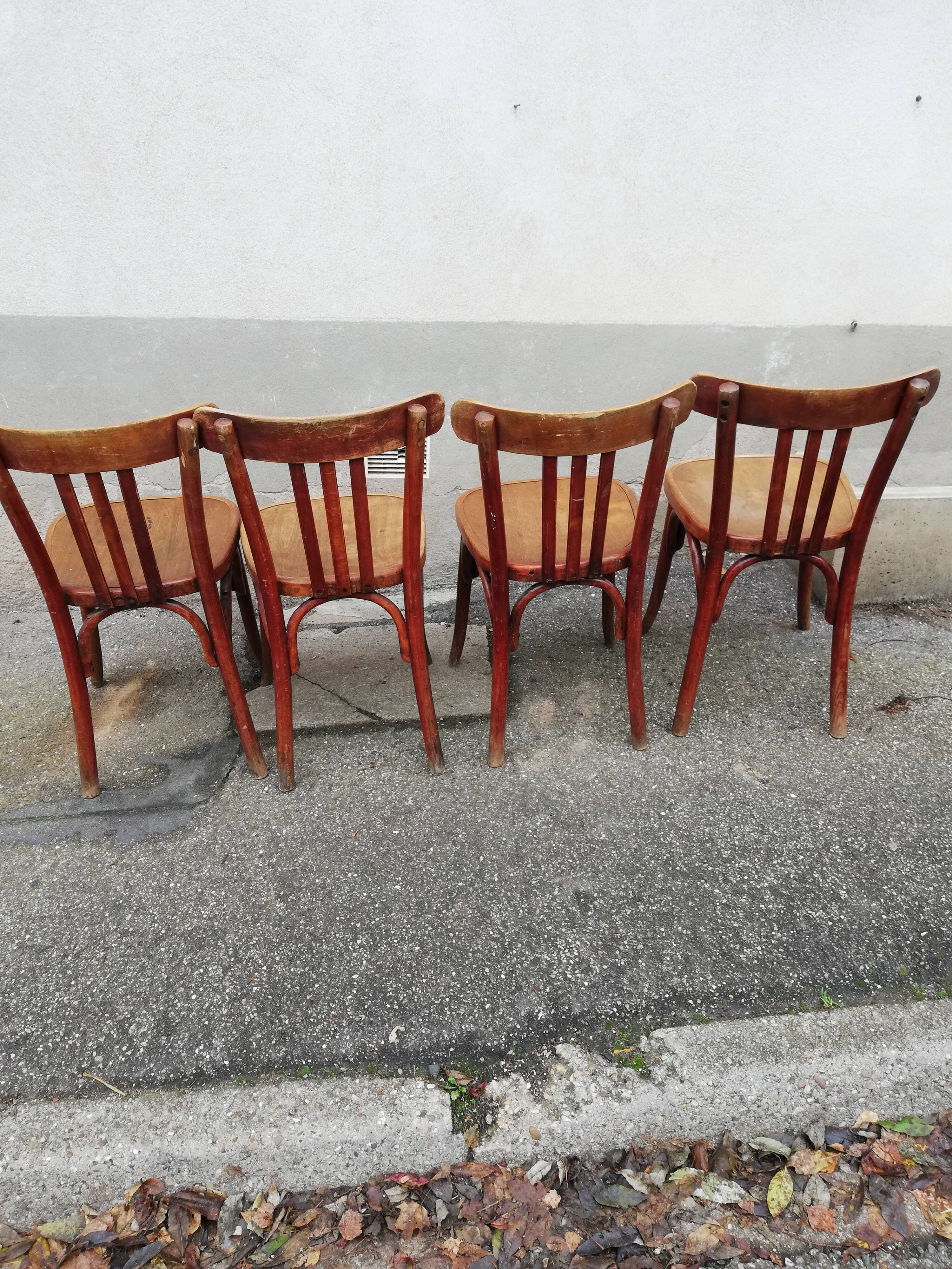 Set of 4 Fischel bistro chairs