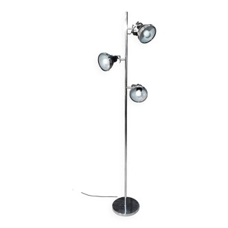 Vintage floor lamp with adjustable 3 spotlights