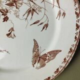 "Carmen" - Set of flat plates Ø 22.5cm ironstone Sarreguemines U&C