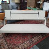 Large vintage convertible sofa bed, 70s, Czechoslovakia