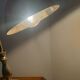 Chrome metal design table lamp – swan neck style