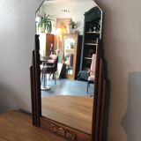 Art Deco mirror to be installed or suspended  42x67cm