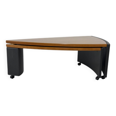 Table basse extensible postmoderne Leolux, années 1990