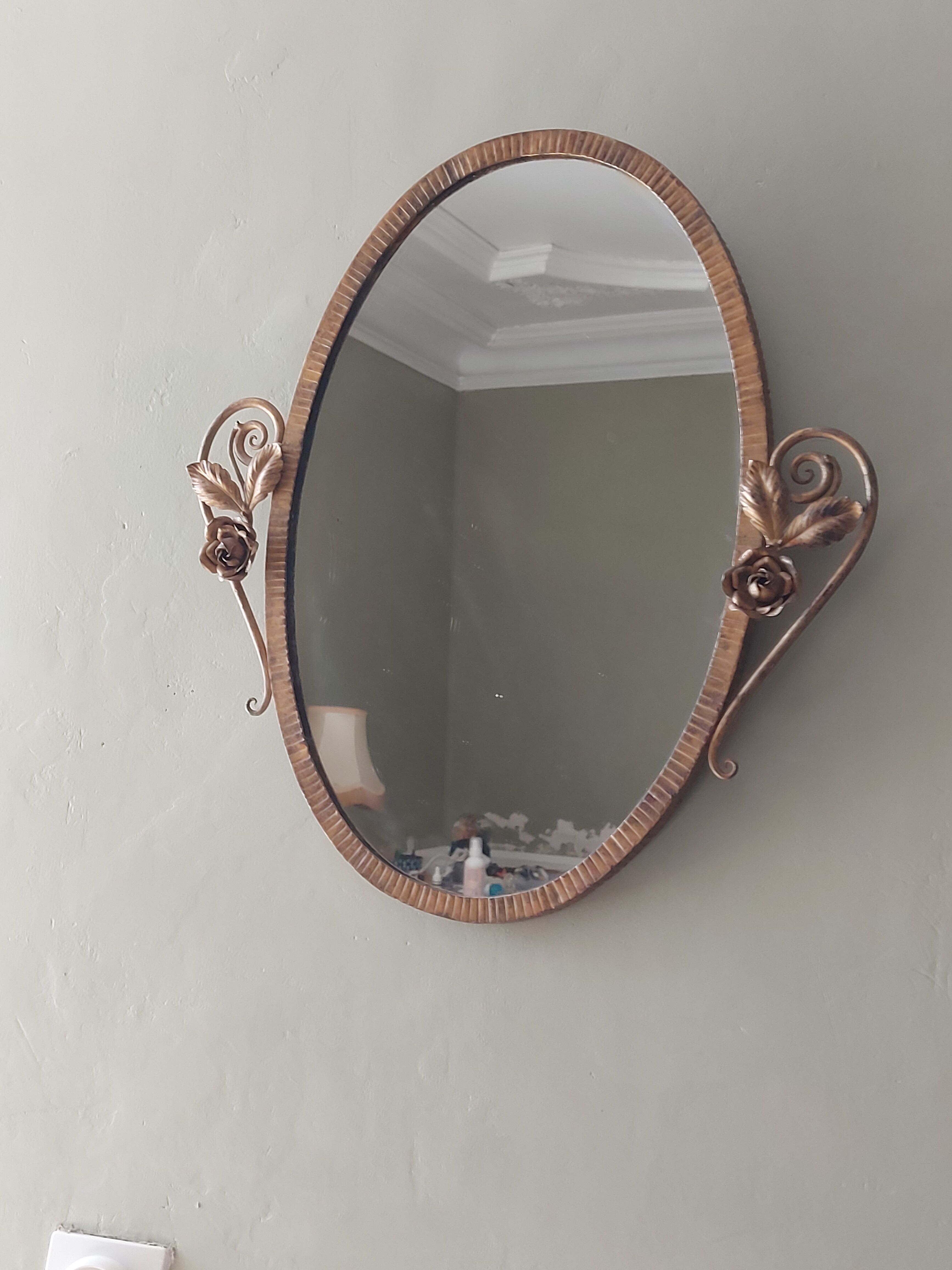 Art deco mirror - 46x50cm