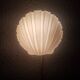 Glassh-tte Limburg 80s milky white glass wall lamp