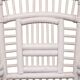 Set vintage Chippendale Brighton Pavilion rattan chair and table 1960s