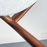 Chaises de salle à manger en teck danois par Schionning & Elgaard, années 1960, ensemble de 4