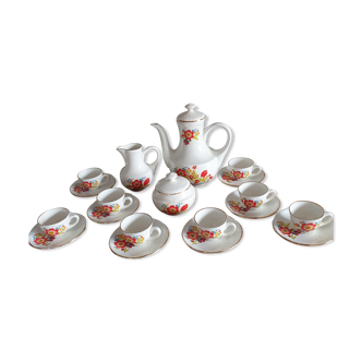 Gien earthenware coffee service