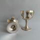 Vintage RARE Pair Of F. Neumann Solinger Silver Plated Fruit Serving D