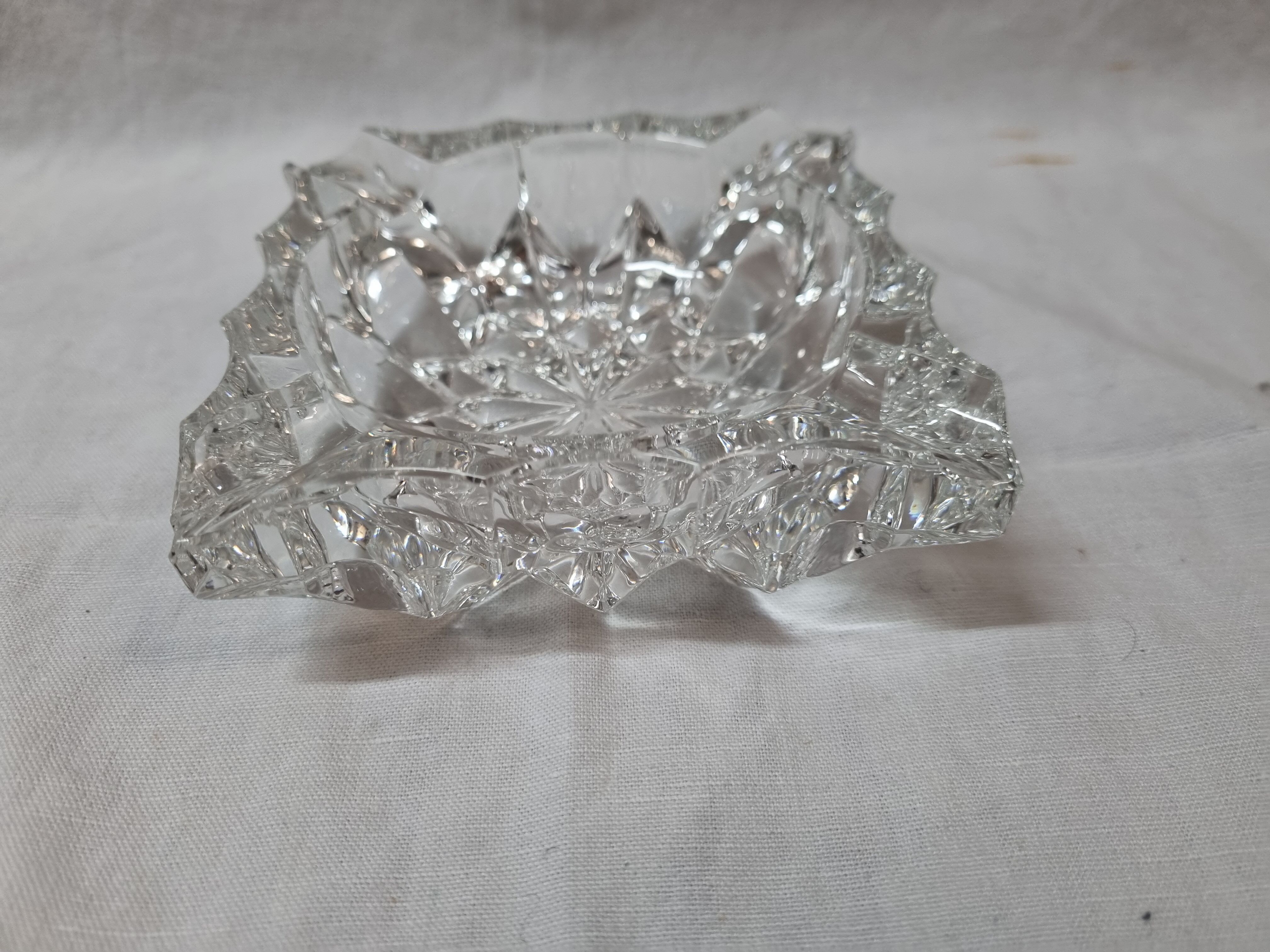Crystal ashtray from 1970
