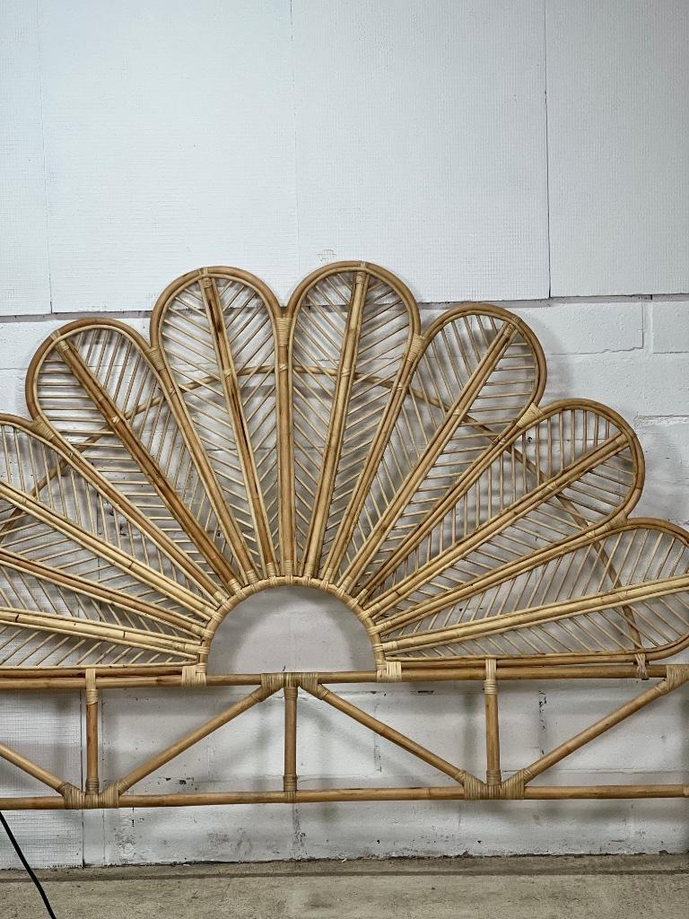 Handmade wicker headboard