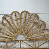 Handmade wicker headboard
