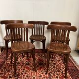 Anciennes chaises de bistrot  Baumann X 5