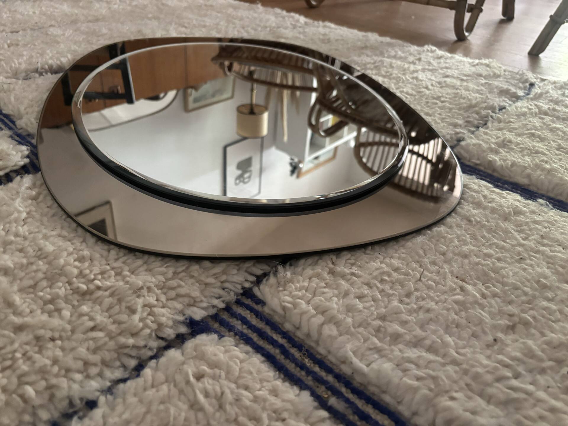 Oval mirror from the 70s