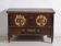 Central European wedding chest in polychrome pine with floral cartouches – Tyrol, circa 1890