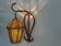 Unique wall lamp in bamboo and fabric, Lantern Design/One, Italy, 1960s